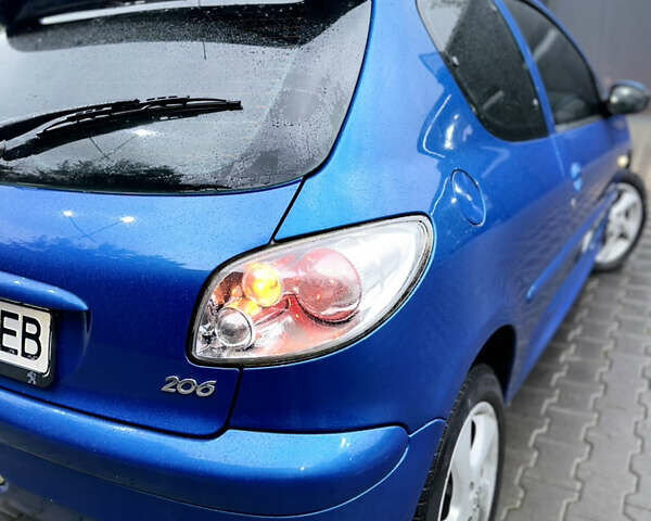 Синий Пежо 206, объемом двигателя 1.6 л и пробегом 245 тыс. км за 2499 $, фото 30 на Automoto.ua