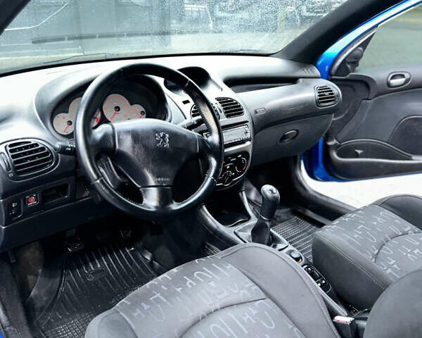 Синий Пежо 206, объемом двигателя 1.6 л и пробегом 245 тыс. км за 2499 $, фото 48 на Automoto.ua