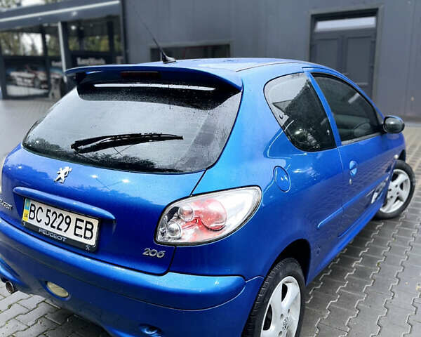 Синий Пежо 206, объемом двигателя 1.6 л и пробегом 245 тыс. км за 2499 $, фото 27 на Automoto.ua