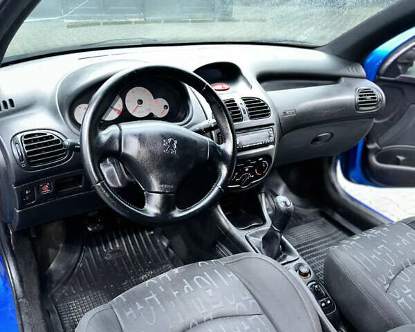 Синий Пежо 206, объемом двигателя 1.6 л и пробегом 245 тыс. км за 2499 $, фото 49 на Automoto.ua