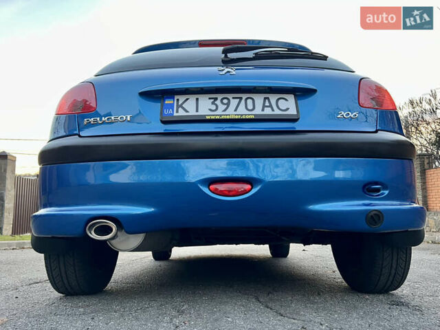 Синий Пежо 206, объемом двигателя 1.4 л и пробегом 133 тыс. км за 5500 $, фото 32 на Automoto.ua