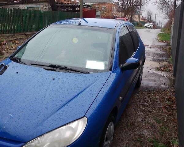 Синій Пежо 206, об'ємом двигуна 1.1 л та пробігом 257 тис. км за 2400 $, фото 8 на Automoto.ua