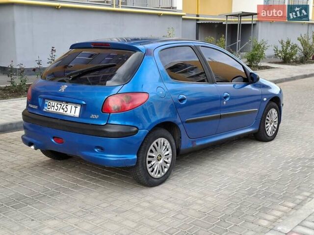 Синій Пежо 206, об'ємом двигуна 1.36 л та пробігом 226 тис. км за 3000 $, фото 2 на Automoto.ua