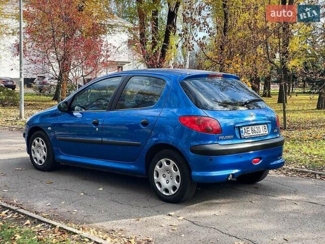 Синий Пежо 206, объемом двигателя 1.4 л и пробегом 71 тыс. км за 5100 $, фото 18 на Automoto.ua
