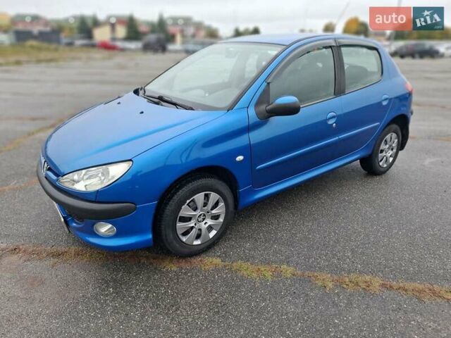Синий Пежо 206, объемом двигателя 1.36 л и пробегом 153 тыс. км за 4400 $, фото 8 на Automoto.ua
