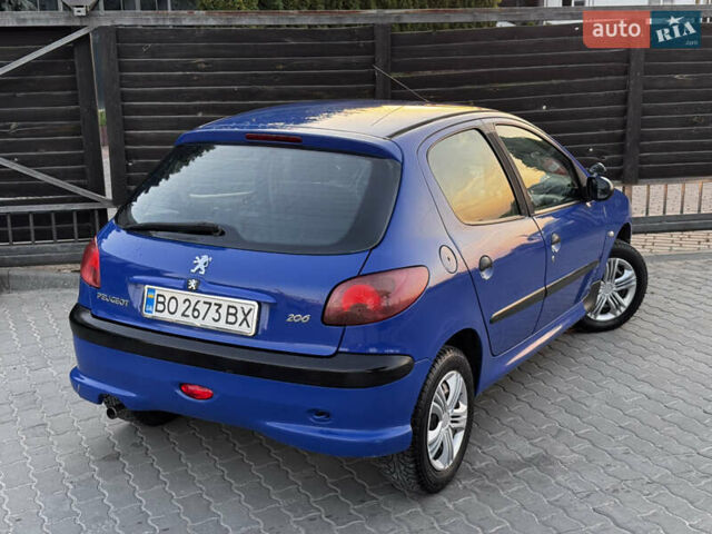 Синий Пежо 206, объемом двигателя 1.4 л и пробегом 201 тыс. км за 2500 $, фото 19 на Automoto.ua