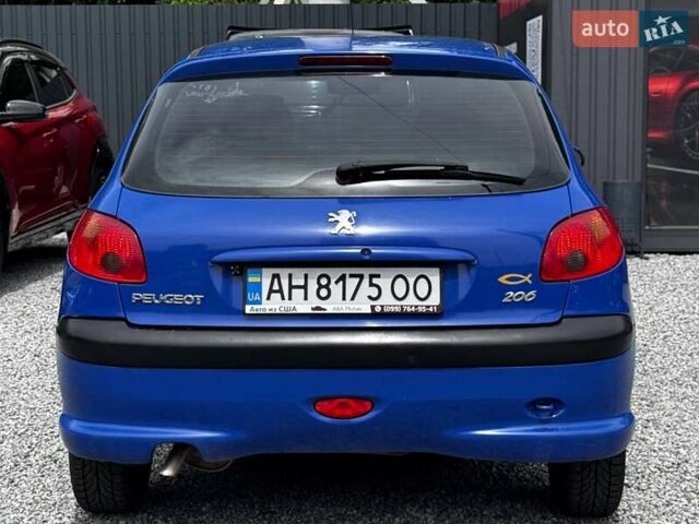 Синий Пежо 206, объемом двигателя 1.4 л и пробегом 247 тыс. км за 3450 $, фото 5 на Automoto.ua