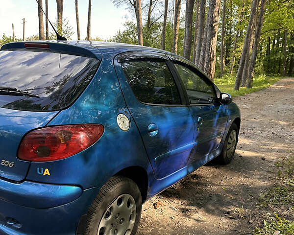 Синий Пежо 206, объемом двигателя 0 л и пробегом 152 тыс. км за 4100 $, фото 8 на Automoto.ua