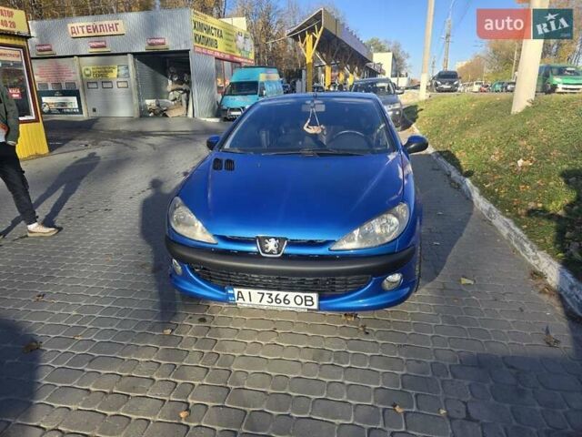 Синій Пежо 206, об'ємом двигуна 1.59 л та пробігом 183 тис. км за 4100 $, фото 2 на Automoto.ua
