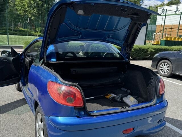 Синий Пежо 206, объемом двигателя 1.6 л и пробегом 177 тыс. км за 4300 $, фото 7 на Automoto.ua