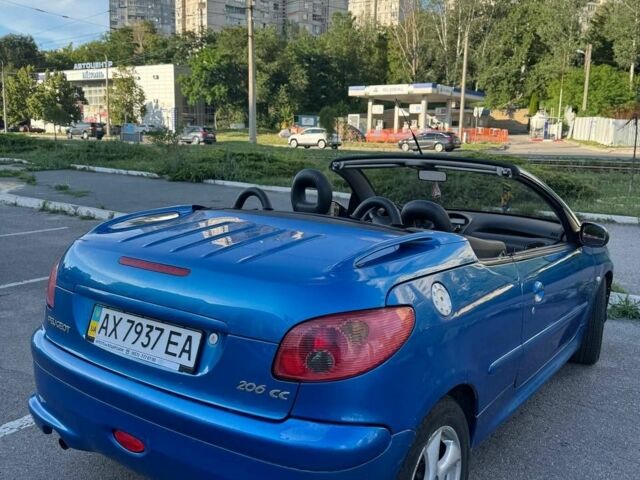 Синий Пежо 206, объемом двигателя 1.6 л и пробегом 177 тыс. км за 4300 $, фото 7 на Automoto.ua