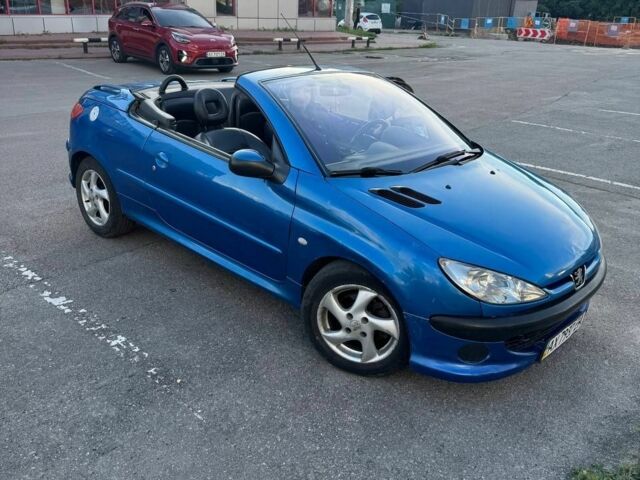 Синий Пежо 206, объемом двигателя 1.6 л и пробегом 177 тыс. км за 4300 $, фото 1 на Automoto.ua