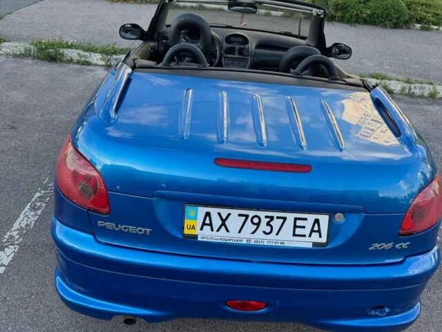 Синий Пежо 206, объемом двигателя 1.6 л и пробегом 177 тыс. км за 4300 $, фото 3 на Automoto.ua