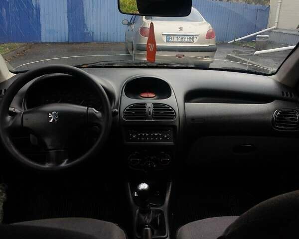 Синий Пежо 206, объемом двигателя 1.36 л и пробегом 184 тыс. км за 3000 $, фото 8 на Automoto.ua