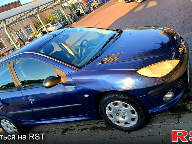 Синий Пежо 206, объемом двигателя 1.4 л и пробегом 184 тыс. км за 2999 $, фото 2 на Automoto.ua