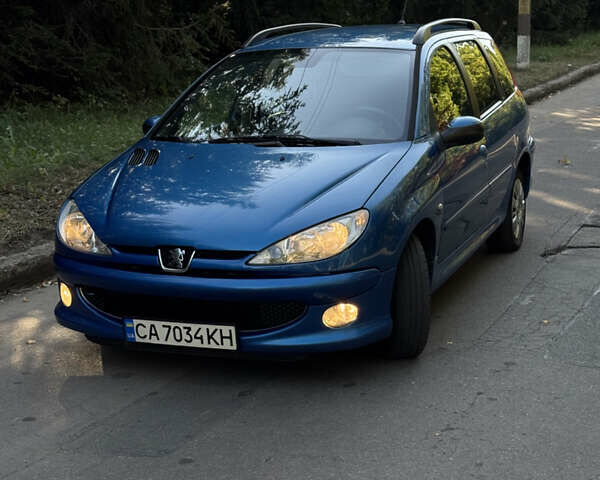 Синий Пежо 206, объемом двигателя 1.59 л и пробегом 200 тыс. км за 3700 $, фото 13 на Automoto.ua
