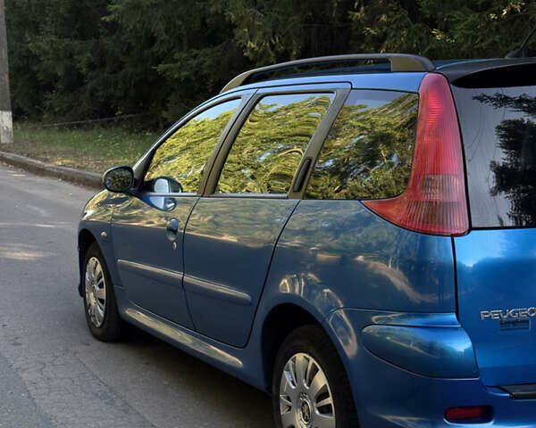 Синий Пежо 206, объемом двигателя 1.59 л и пробегом 200 тыс. км за 3700 $, фото 4 на Automoto.ua