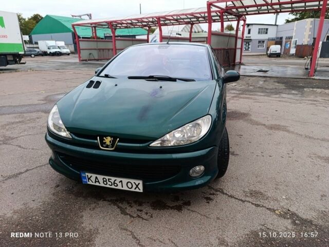 Зеленый Пежо 206, объемом двигателя 1.6 л и пробегом 264 тыс. км за 4000 $, фото 4 на Automoto.ua