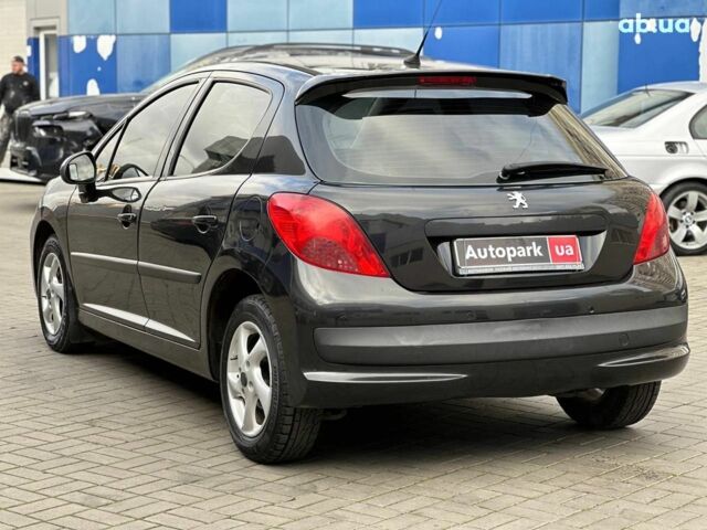 Чорний Пежо 207, об'ємом двигуна 1.4 л та пробігом 143 тис. км за 3490 $, фото 7 на Automoto.ua