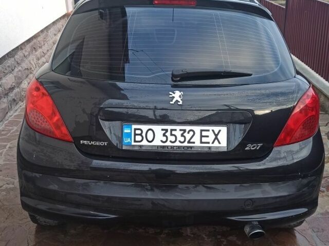 Черный Пежо 207, объемом двигателя 1.6 л и пробегом 280 тыс. км за 4850 $, фото 1 на Automoto.ua
