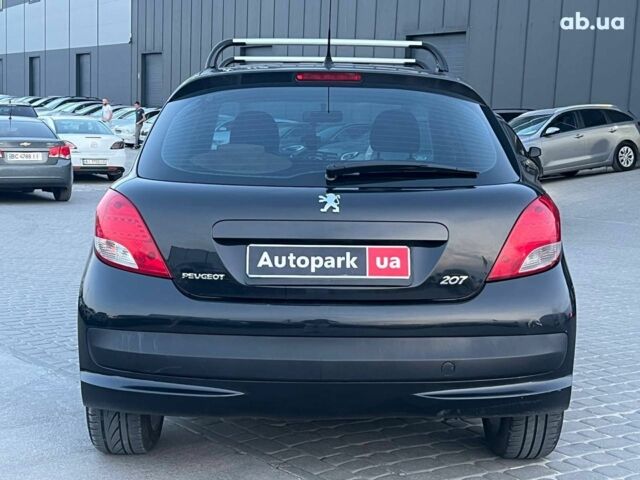 Чорний Пежо 207, об'ємом двигуна 1.4 л та пробігом 145 тис. км за 6090 $, фото 6 на Automoto.ua