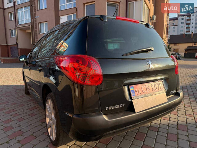 Черный Пежо 207, объемом двигателя 1.6 л и пробегом 198 тыс. км за 5450 $, фото 2 на Automoto.ua