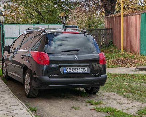 Черный Пежо 207, объемом двигателя 1.56 л и пробегом 263 тыс. км за 4700 $, фото 9 на Automoto.ua