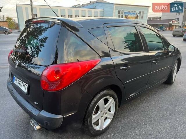Черный Пежо 207, объемом двигателя 1.6 л и пробегом 205 тыс. км за 4250 $, фото 12 на Automoto.ua