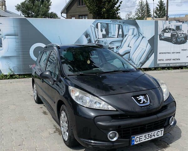 Чорний Пежо 207, об'ємом двигуна 1.6 л та пробігом 185 тис. км за 5300 $, фото 1 на Automoto.ua