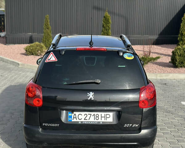 Черный Пежо 207, объемом двигателя 1.4 л и пробегом 260 тыс. км за 4190 $, фото 8 на Automoto.ua