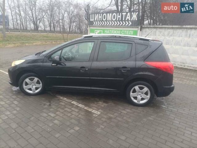 Чорний Пежо 207, об'ємом двигуна 1.4 л та пробігом 218 тис. км за 3600 $, фото 1 на Automoto.ua