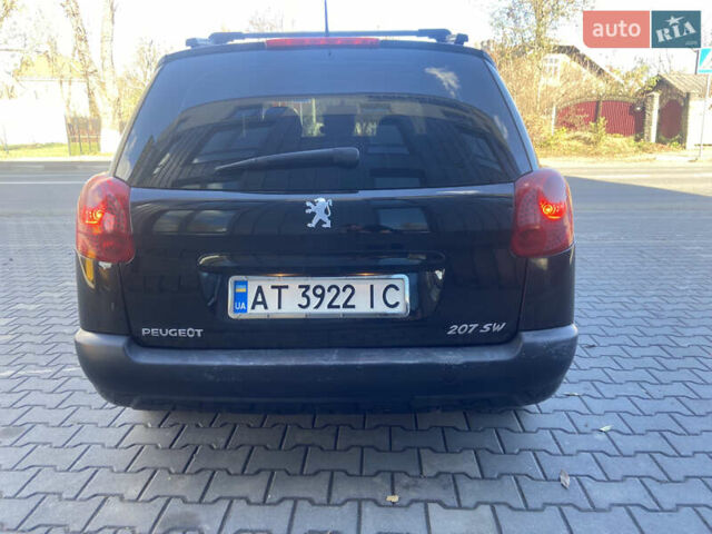 Черный Пежо 207, объемом двигателя 1.56 л и пробегом 202 тыс. км за 4799 $, фото 5 на Automoto.ua