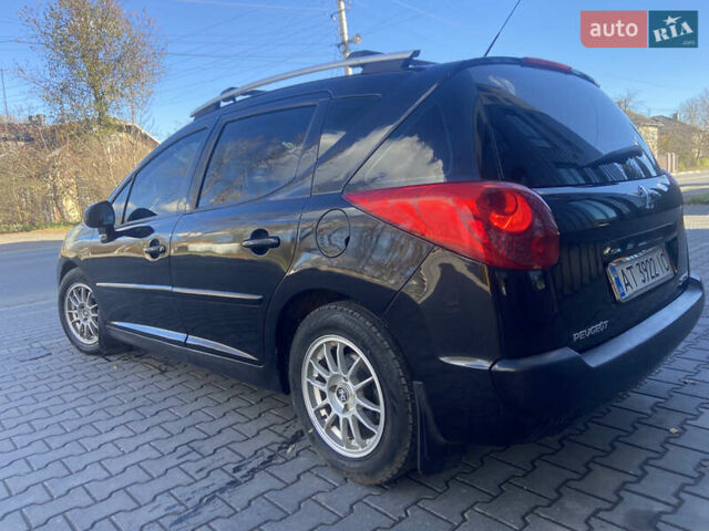 Черный Пежо 207, объемом двигателя 1.56 л и пробегом 202 тыс. км за 4799 $, фото 6 на Automoto.ua