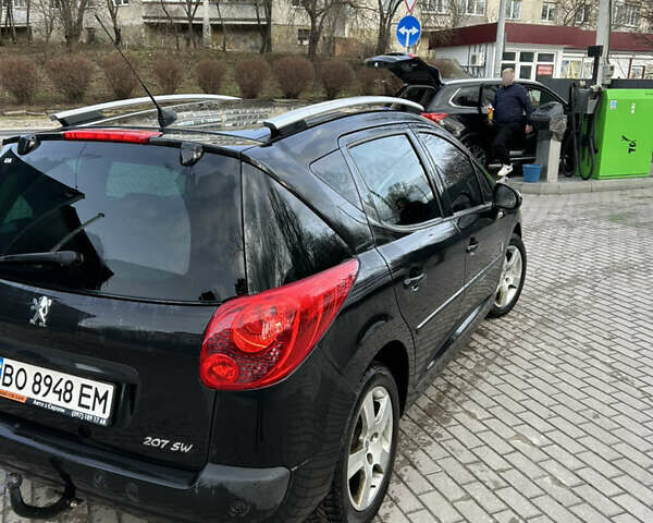 Чорний Пежо 207, об'ємом двигуна 1.6 л та пробігом 183 тис. км за 5450 $, фото 3 на Automoto.ua