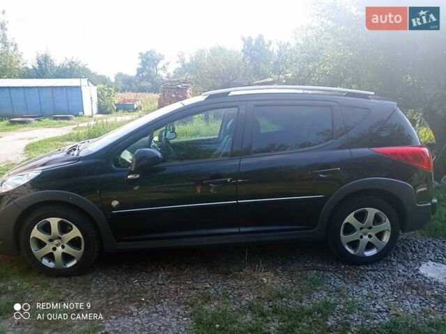 Чорний Пежо 207, об'ємом двигуна 1.6 л та пробігом 240 тис. км за 5700 $, фото 2 на Automoto.ua