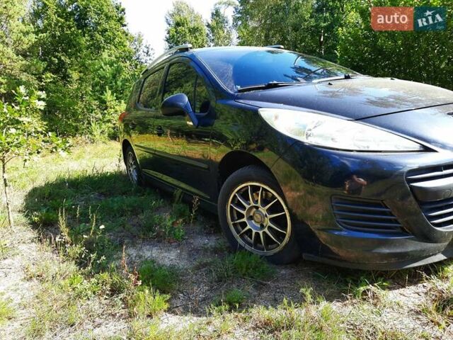 Чорний Пежо 207, об'ємом двигуна 1.56 л та пробігом 215 тис. км за 5000 $, фото 2 на Automoto.ua