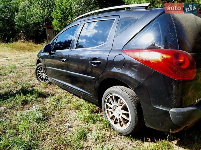 Чорний Пежо 207, об'ємом двигуна 1.56 л та пробігом 215 тис. км за 5000 $, фото 4 на Automoto.ua