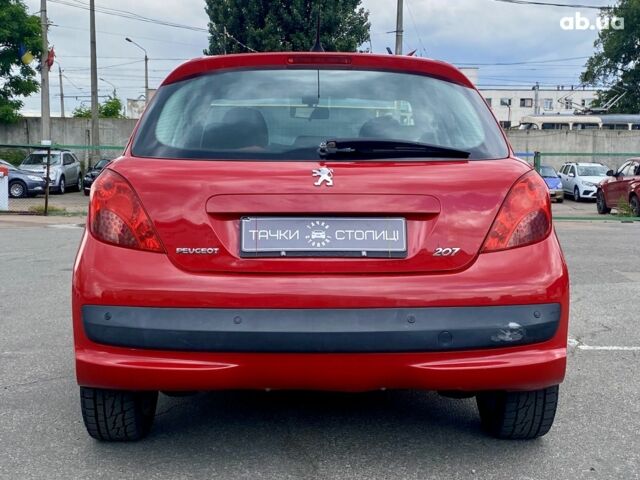 Червоний Пежо 207, об'ємом двигуна 1.6 л та пробігом 138 тис. км за 6300 $, фото 6 на Automoto.ua