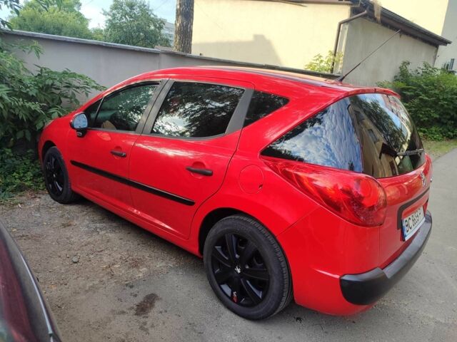 Червоний Пежо 207, об'ємом двигуна 1.4 л та пробігом 248 тис. км за 3600 $, фото 8 на Automoto.ua