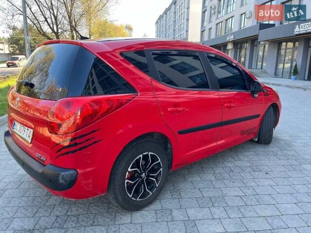 Пежо 207 2008 в Новояворовск на Automoto.ua Красный Пежо 207, объемом двигателя 1.6 л и пробегом 204 тыс. км за 5599 $, фото 4 на Automoto.ua
