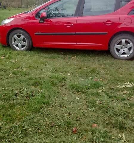 Червоний Пежо 207, об'ємом двигуна 1.4 л та пробігом 230 тис. км за 4500 $, фото 14 на Automoto.ua