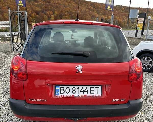 Пежо 207 2009 в Бережанах на Automoto.ua Красный Пежо 207, объемом двигателя 1.4 л и пробегом 230 тыс. км за 4350 $, фото 9 на Automoto.ua