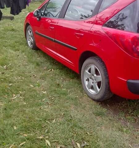 Червоний Пежо 207, об'ємом двигуна 1.4 л та пробігом 230 тис. км за 4500 $, фото 16 на Automoto.ua