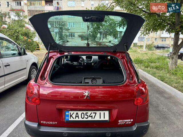 Красный Пежо 207, объемом двигателя 1.6 л и пробегом 186 тыс. км за 6600 $, фото 14 на Automoto.ua