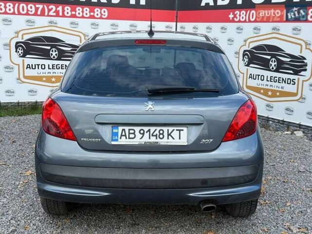 Серый Пежо 207, объемом двигателя 1.6 л и пробегом 167 тыс. км за 4900 $, фото 4 на Automoto.ua