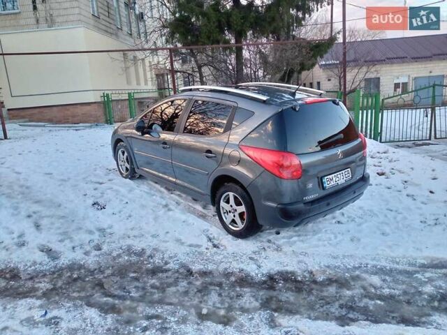 Серый Пежо 207, объемом двигателя 1.6 л и пробегом 168 тыс. км за 5200 $, фото 2 на Automoto.ua