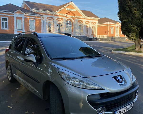 Сірий Пежо 207, об'ємом двигуна 1.6 л та пробігом 280 тис. км за 5000 $, фото 1 на Automoto.ua