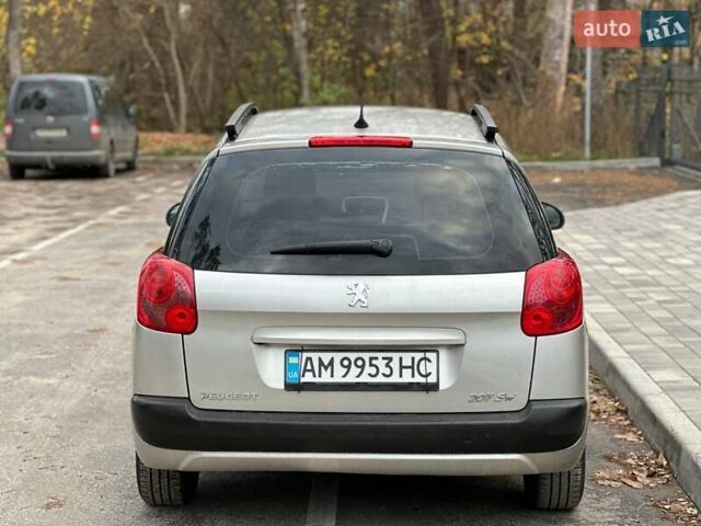 Сірий Пежо 207, об'ємом двигуна 1.4 л та пробігом 225 тис. км за 4450 $, фото 5 на Automoto.ua