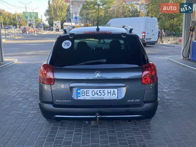 Серый Пежо 207, объемом двигателя 1.6 л и пробегом 229 тыс. км за 5500 $, фото 12 на Automoto.ua