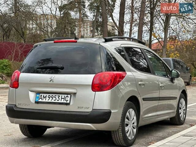 Сірий Пежо 207, об'ємом двигуна 1.4 л та пробігом 225 тис. км за 4450 $, фото 4 на Automoto.ua
